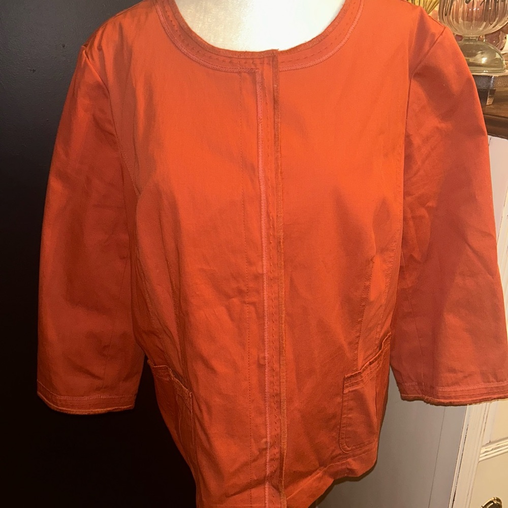 Women's Coldwater Creek Orange Jacket
